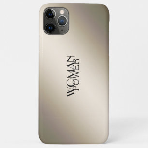 Elegant modern metallic gold iPhone 11 pro max case