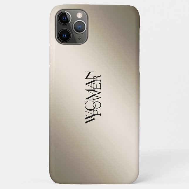 Elegant modern metallic gold Case-Mate iPhone case (Back)