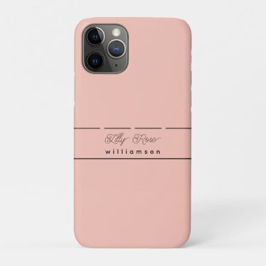 Elegant Modern Minimal Custom Name and Color
