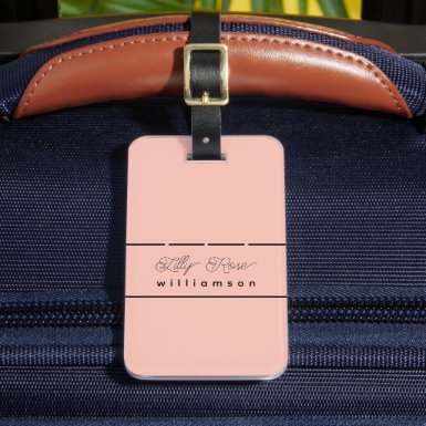Elegant Modern Minimal Custom Name and Color