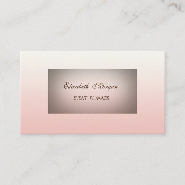 Elegant Modern Minimalism Professional Business Card (Front)
