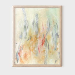 Elegant modern minimalist abstract art Poster