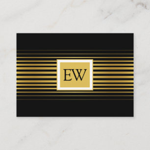 Elegant Modern Minimalist Faded Gold Lines Design Business Card