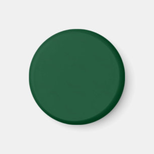Elegant Modern Minimalist Forest Green Magnet