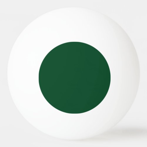 Elegant Modern Minimalist Forest Green Ping Pong Ball