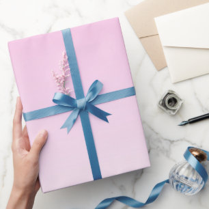 Elegant Modern Minimalist Gradient Pink Ombre Wrapping Paper