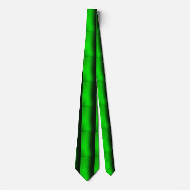 Elegant Modern Minimalist Green Color Neck Tie (Front)