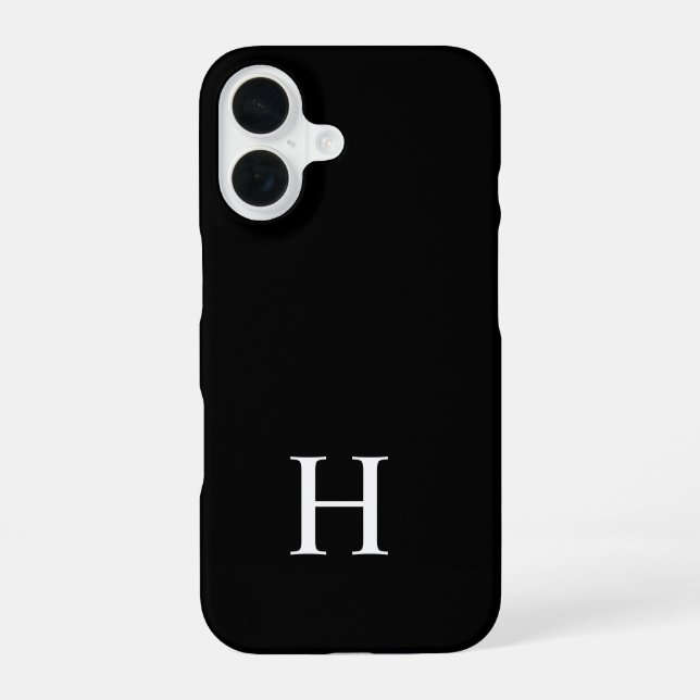 Elegant Modern Minimalist iPhone Case (Back)