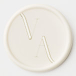 Elegant Modern Minimalist Monogram Wax Seal Sticker<br><div class="desc">Create your own personalized monogram wedding wax seal stamp featuring elegant minimalist typography initials.</div>