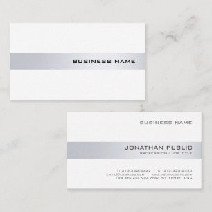 Elegant Modern Minimalist Professional Template Business Card