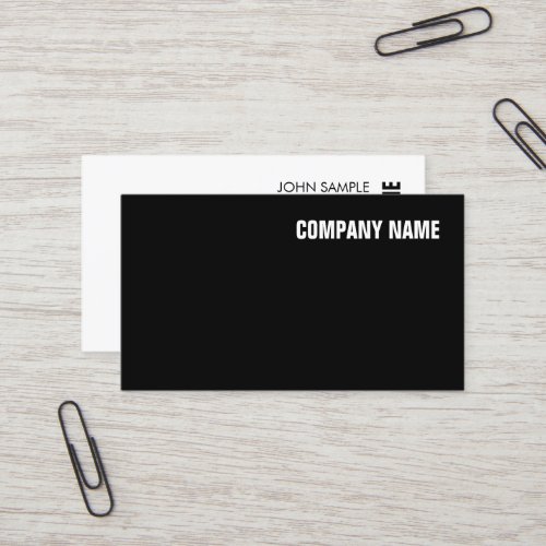 Elegant Modern Minimalist Professional Template Business Card