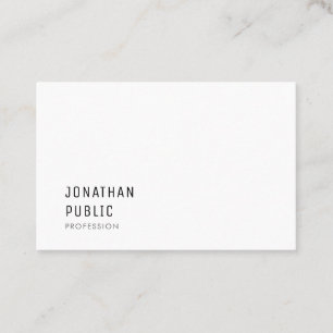Elegant Modern Minimalist Professional Template Business Card
