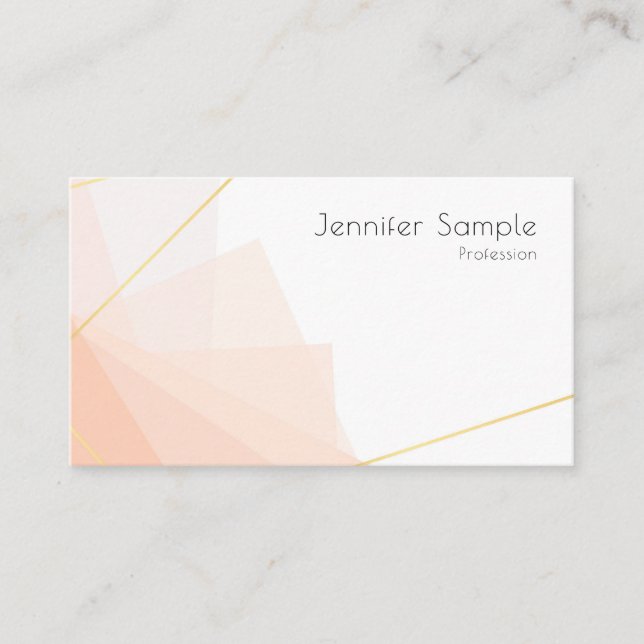 Elegant Modern Minimalist Professional Template Business Card (Front)