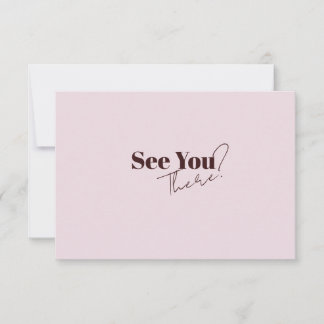 Elegant Modern Minimalist QR Code Wedding RSVP Card