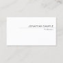 Elegant Modern Minimalist Trendy Simple Template Business Card