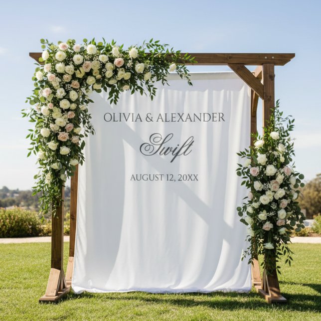 Elegant modern minimalist wedding backdrop  (Creator Uploaded)
