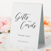 Elegant Modern Minimalist Wedding Gifts and Cards