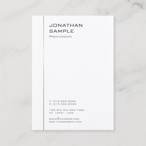 Elegant Modern Minimalistic Professional Template Business Card