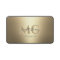 Elegant Modern Monogram Faux Gold Professional QR