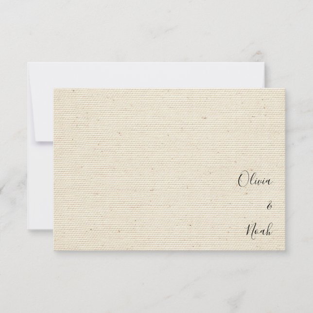 Elegant Modern Monogram Thank You  Card (Front)