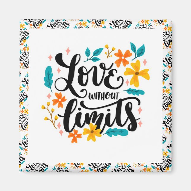 Elegant Modern Motivation Best Popular Message Magnet (Front)