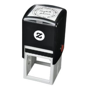 Elegant Modern Name Return Address Personalized Self-inking Stamp