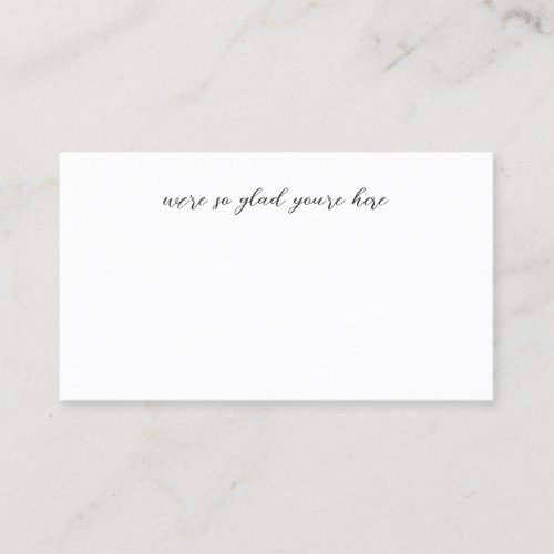 Elegant Modern Neutral Wedding Place Card