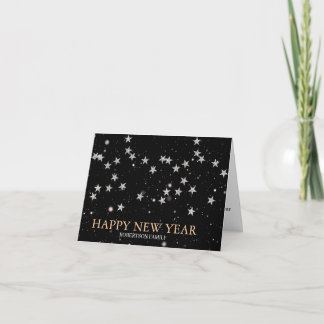 Elegant Modern New Year Greeting Card