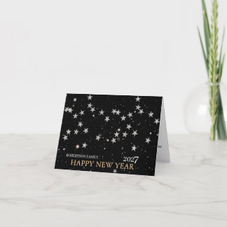 Elegant Modern New Year Greeting Card