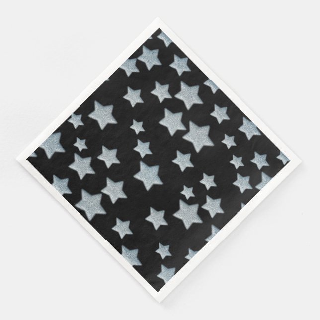 Elegant Modern Paper Dinner Napkins (Corner)