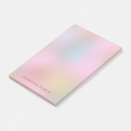 Elegant Modern Pastel Colors Trendy Template Post-it Notes | Zazzle