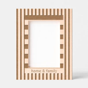 Elegant Modern Personalized Family and Friends Engraved Frames