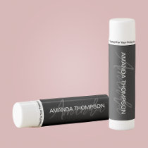Elegant Modern Personalized With Name Monogram Lip Balm