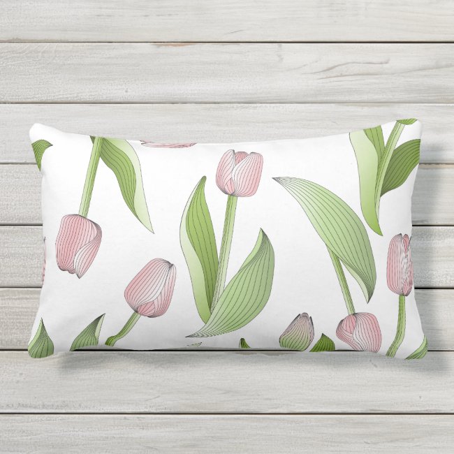 Elegant Modern Pink Tulip