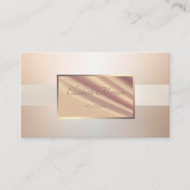Elegant Modern Professional  Frame Business Card (Front)