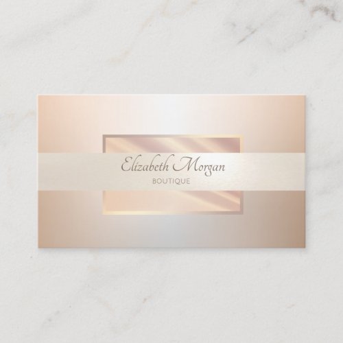 Elegant Modern Professional  FrameStripe Business Card