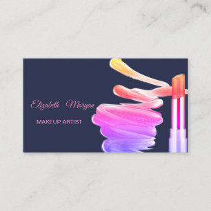 Elegant Modern Professional  ,Lipstick Business Card
