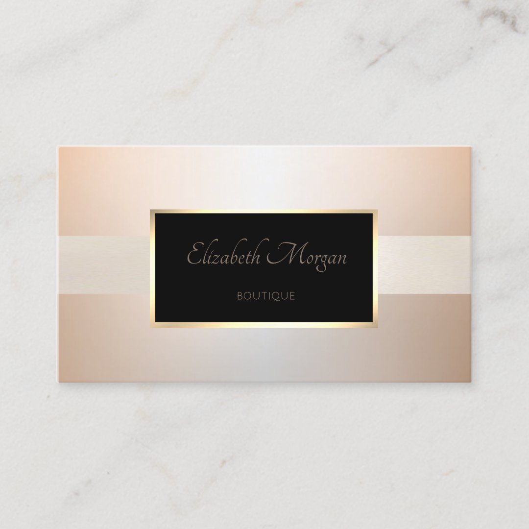 Elegant Modern Professional Luminous Frame Business Card | Zazzle