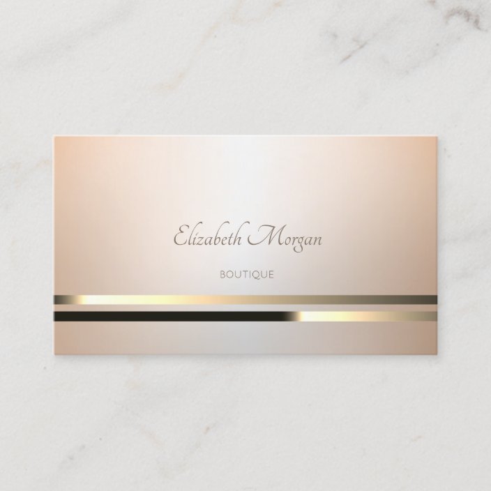 Elegant Modern Professional Luminouse Business Card | Zazzle.com