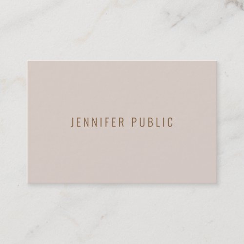 Elegant Modern Professional Minimalist Template Business Card