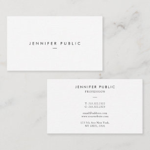 Elegant Modern Professional Simple Template Business Card