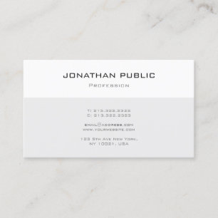 Elegant Modern Professional Trendy Simple Template Business Card