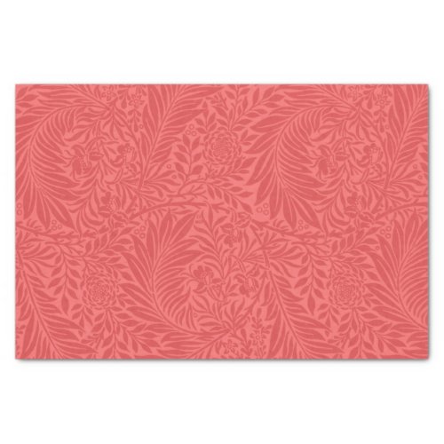 Elegant Modern Red Floral Pattern Tissue Paper