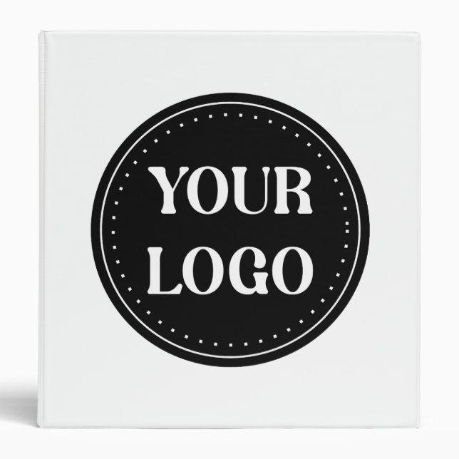 elegant, modern, refined, & editable.  3 ring binder (Front)