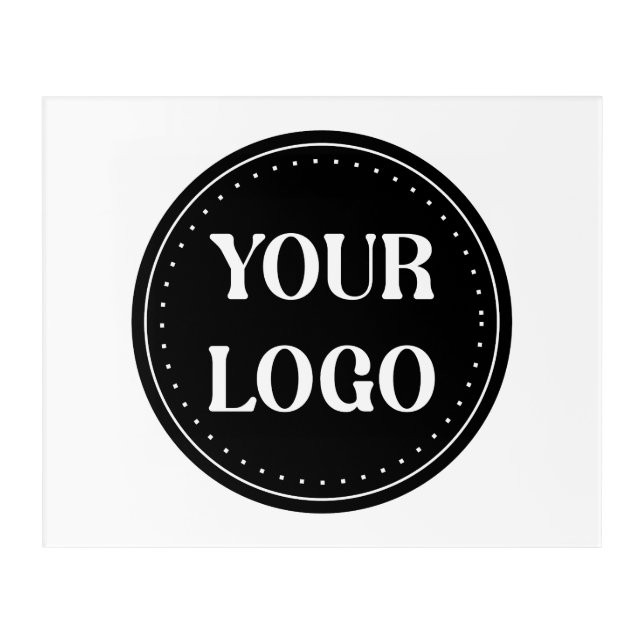 elegant, modern, refined, & editable.  acrylic print (Front)