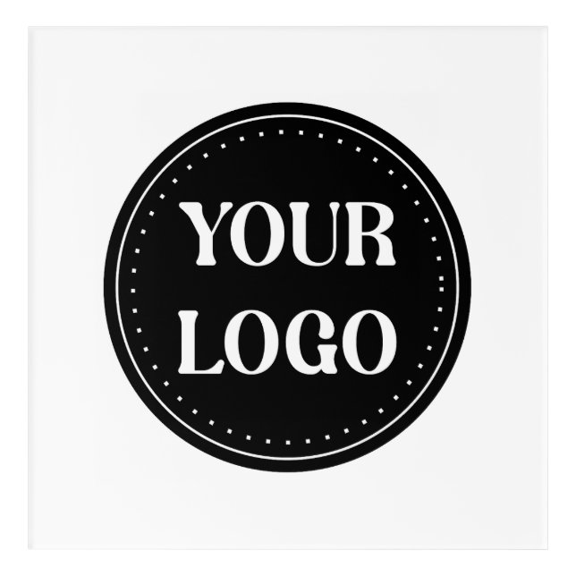 elegant, modern, refined, & editable.  acrylic print (Front)