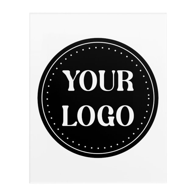 elegant, modern, refined, & editable.  acrylic print (Front)