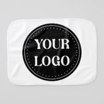 elegant, modern, refined, & editable.  baby burp cloth