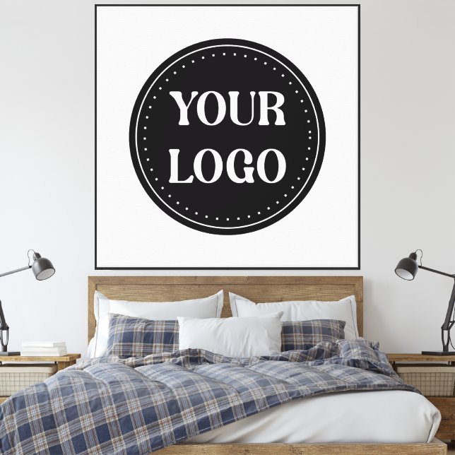 elegant, modern, refined, & editable.  canvas print (Insitu(Bedroom))