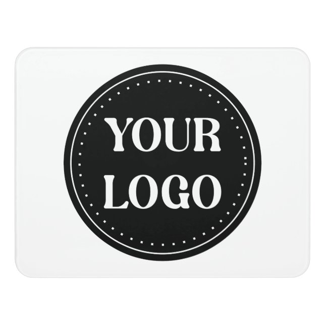 elegant, modern, refined, & editable.  door sign (Contemporary Front)